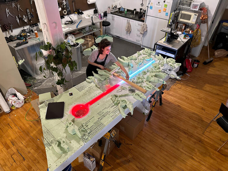 Extinction Thermometer